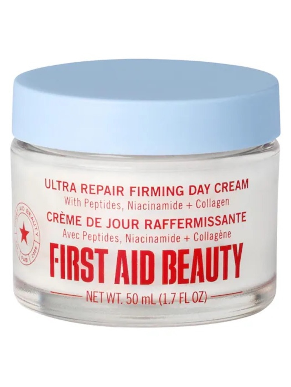 First Aid Beauty Ultra Repair Firming Day Cream with Peptides, Niacinamide + Co